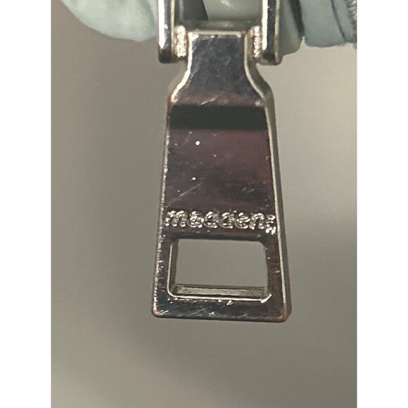 Steve 
Madden Women’s Puffer Jacket Sage Green Knit Gray Hood Pockets Large - Picture 8 of 12